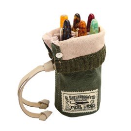 Esterbrook 2 GO Cup Army Green Pen Case for 6 pen