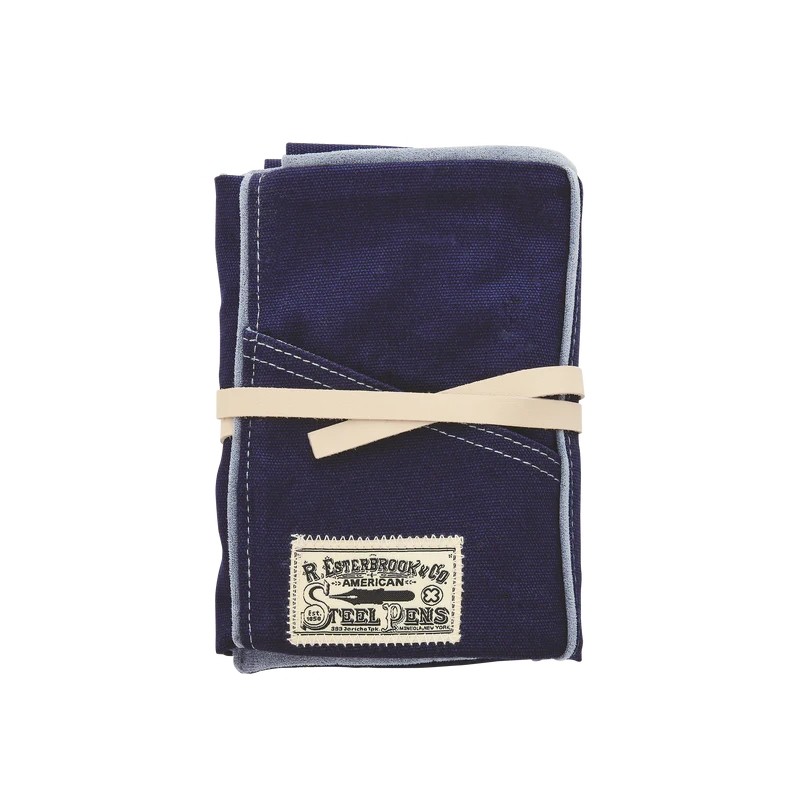 Esterbrook Pen roll Rotolo Portapenne 6 posti Navy