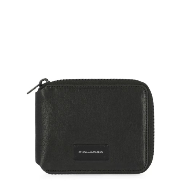 Piquadro Portafoglio uomo con cerniera Harper nero PU5762APR/N