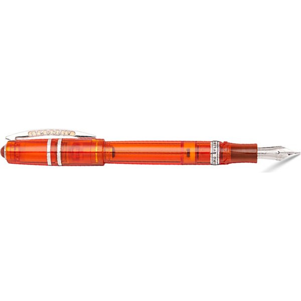 Visconti Homo Sapiens Fountain pen Demo Stones Mandarin Garnet Fine nib