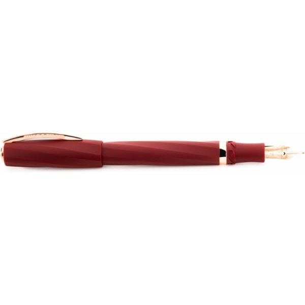 Visconti Divina Matte Fountain pen Bordeaux Fine nib 14KT