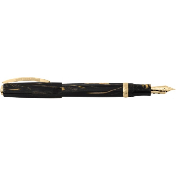 Visconti Medici Golden Black Fountain pen Fine nib