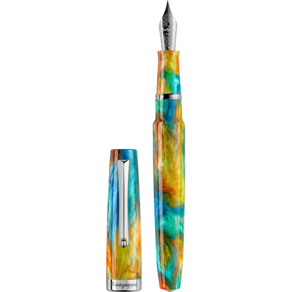 Montegrappa Venetia Fountain Pen Tarvisium Paradise Falls Medium Nib